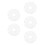 50Pcs Plastic Blinds Bottom Brackets Transparent Hold Down Clips 6