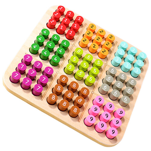 5Sets Sudoku Kinderen Educatief Kleurrijk