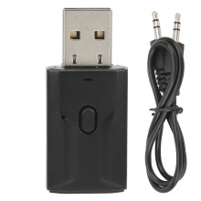 3.5mm Bluetooth AUX Adapter For Wireless Audio Streaming, Bluetooth Transmitter Receiver With USB Power Supply, Supports TX RX Modes Extensive