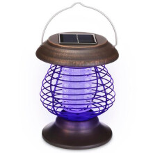 Lampe solaire LED 2 en 1 et destructeur d'insectes UV