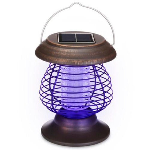 Lampada solare a LED 2 in 1 e insetticida UV