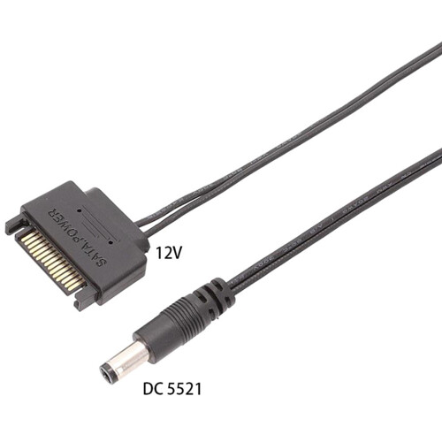 2Pcs Câble  Alimentation  Revolution  5521 12V Alimentation  Vers Câble 2