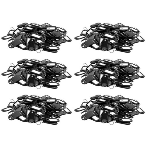 Key Ring Tags(600Pcs Black)