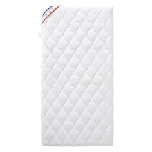 Baby-Matratze klimatisiert - 60x120x10 cm - Wendbar - Abziehbar - Anti-Milben - Französische Herstellung
