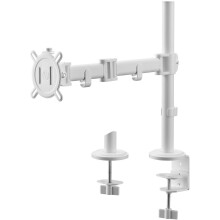 Steunmonitor Smart - ONE FOR ALL - Vesa 100 - Eenvoudige Arm - 13 tot 32'' - 8kgs max - Hoogte verstelbaar - Wit