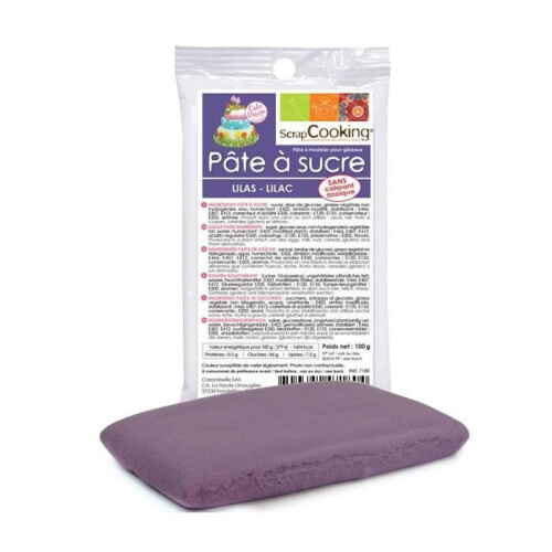 Zuckerpaste lila (Vanille) - Profi-Qualität - 1...