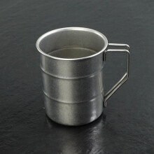 (Silvery, 500ml) Taza Retro al aire libre, taza de café, creativa, Retro, Vintage, Camping, Picnic, taza de cerveza