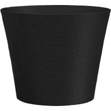 Vaso de flores - GARDEN ID - Green Care Sense Preto-Antracite - 40 x 34 cm - Garantia de 10 anos - 100% reciclado - Resistência UV e geada