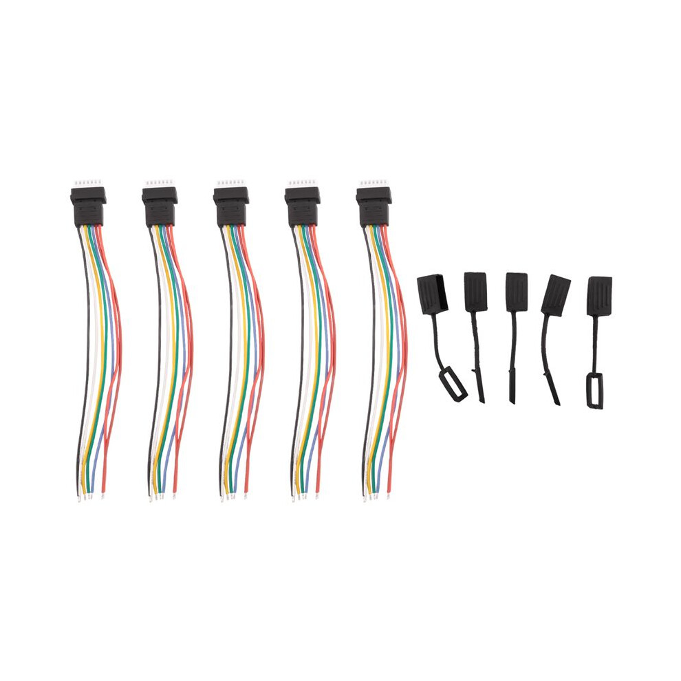 5Pcs Rc Aircraft 6S Balance With Cap Extension Charging Cable Lead Cord 10Cm Diy For Li Po Battery 6034198188626