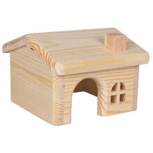 Trixie Holzhaus, Mäuse/hamster, 15 × 11 × 15cm - House Wooden Pine Hamsters - trixie house wooden 15 pine hamsters small 11 cm