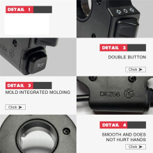 Ebike 2 en 1 Klaxon Clignotant Bouton de Commutation VéLo éLectrique Moto E-Bike Scooter éLectrique PièCes Accessoires