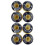 KEEPFIRE 8PZ Ruote da Skateboard 54mm PU Durezza Skate Board 85A Ruote da Longboard 1