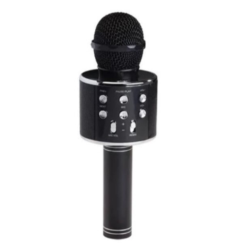 Denver Bluetooth Karaoke Microphone with built-in speaker. Black