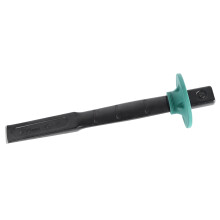 10 Inch Flat Chisel with Hand Guard CRV Steel for Masonry and Concrete Breaking