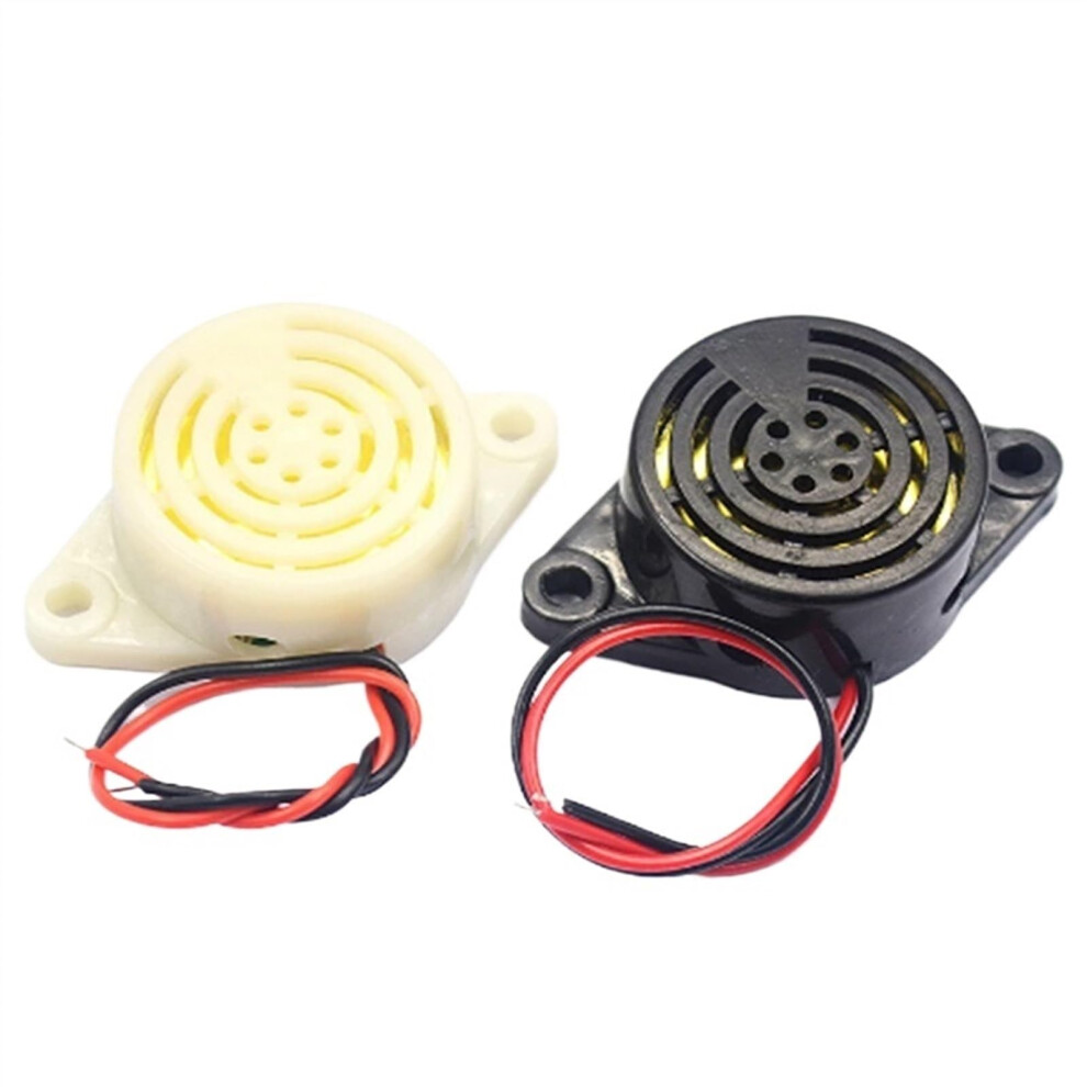 12V Electronic Alarm Buzzer 95Db Decibel Continuous Beep Alert Wide Voltage Range Black 9169991285122