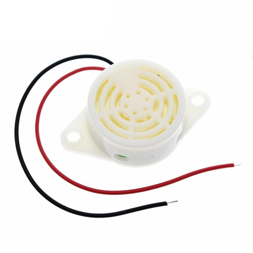 12V Electronic Alarm Buzzer 95dB Decibel Continuous Beep Alert Wide Voltage Range Black 1