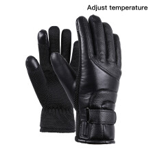 Guanti caldi per sport invernali, guanti riscaldanti ricaricabili con struttura antivento, guanti termici impermeabili per motociclismo, ciclismo e