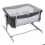 CHICCO - Beistellbett Next2Me Zwillinge Magnet Grau 1