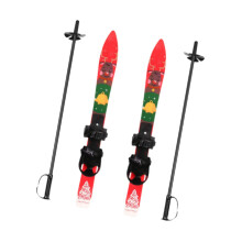 Skiblades with Ski Poles Children for Aged 3-8 Years Old Short Skis fo