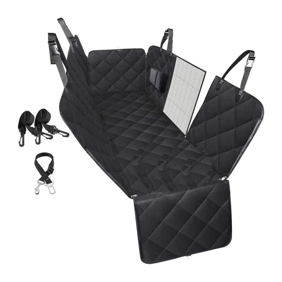 Car Seat Cover Waterproof 600D Oxford Cloth Dog Hammock Back Seat Protector Keeps Seats Clean Pet Travel Mats Black 9365049756365