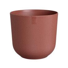 ELHO Maceta Jazz Redonda - Roja - Ø 26 x H 24 cm - Interior - 100% reciclado