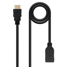 Cable HDMI - Nanocable - 10.15.1011 - 1 m - HDMI Tipo A Macho - HDMI Tipo A Hembra