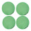 4X Foldable Round Fan-Green 1
