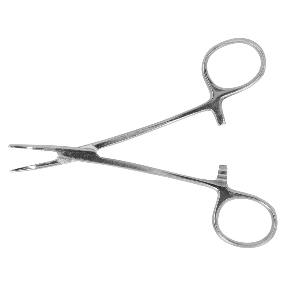 12.5Cm Stainless Steel Curved Hemostatic Forceps For Livestock And Fishing 6901379222274