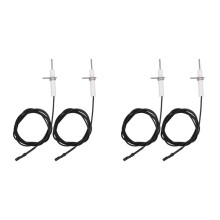 4Pc 38 Pouces Ignitor Wire & Ceramic Electrode Assembly, Allumage Electrode Can DIY Flexion pour Gas Ceramic Plug Allumage