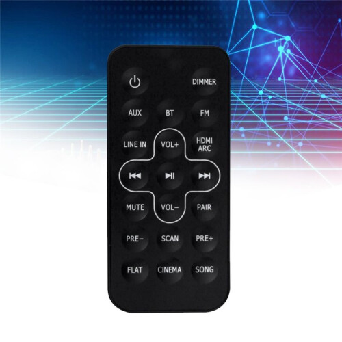 Replace Remote Control for  STV202CN Audio Soundbar Player Controller 2