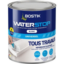 Dichtmembran - BOSTIK - Wasserstop - Leckreparatur - Eimer 1 kg - Weiß