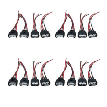 16PCS Ignition Coil Female Connector Plug Harness Pigtail 2AZFE1ZZFE for HS250H Camry RAV4