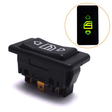 Interrupteur de lève-vitre électrique résistant aux chocs pour systèmes 12 V/24 V, interrupteur à bascule momentané DPDT à double réarmement