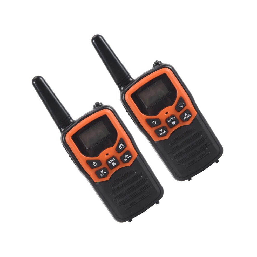 2Pcs Handheld Walkie Talkie Radio 22 Channels Set 10 Uhf 400-470 Mhz Dual Band Long Range Communication Transceiver 6032598243358