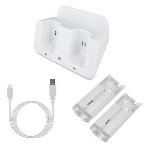 Charging Station Dock Stand Charger for  U Gamepad Remote Controller A9LC(White)