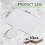 10Pçs 9.6X8Polegadas Dry Erase Answers Paddle, Handhold Wooden Board Branco Double Side Dry Erase Answer Board 3