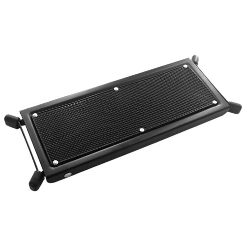 Guitar Foot Stool 4 Position Height Adjustable Foldable Guitar Pedal Guitar Rest Step Footstool Black 2
