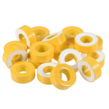 17 Piezas de NúCleo de Polvo de Hierro Anillo Amarillo y NúCleo de Ferrita NúCleo de Anillo de Polvo de Hierro