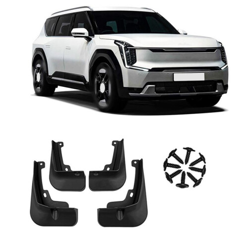 4Pcs Car Mud Flaps for  EV9 2023+ Mudguards  Mud Guard Flap  Flaps Accessories 2