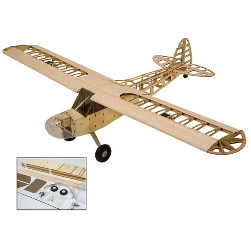 Wood RC Airplane 1.2M 30E 4CH Remote Control Aircraft KIT/PNP Version DIY Flying Model 2