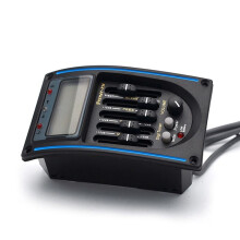 Gitara Akustyczna Pickup, 5-Pasmowy Korektor EQ Przedwzmacniacz Gitarowy Piezo Pickup Tuner z Mikrofonem WyśWietlacz LCD