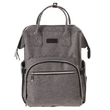 Babytasche TINEO - Große Kapazität - Wickelauflage - 1 Kühltasche - Kinderwagenbefestigungen - Feuchttuchfach - 26x40x18cm