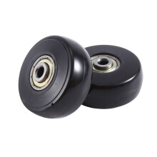 50X22mm Set of 2 Luggage Suitcase Replacement Wheels,PU Swivel Caster Wheels Carbon Steel Bearings Repair Kits