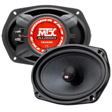 Koaxiallautsprecher 2 Wege - MTX AUDIO - 16x23cm (6x9") - 4Ω - 100Wrms - Spule Ø30mm in TIL - Hochtöner Neodym Ø25mm Seidenkalotte