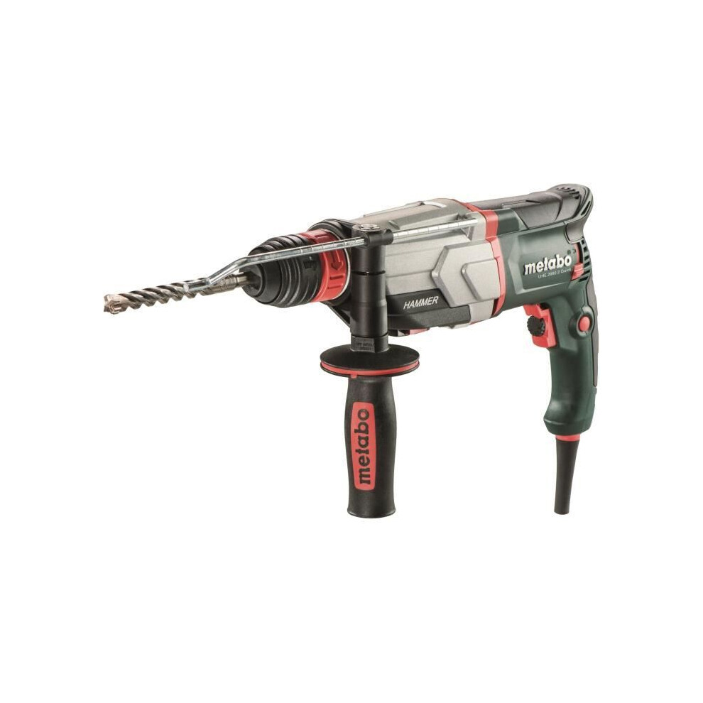Metabo Uhe 2660-2 Quick Rotary Hammer Drill - 850 W - 4 Functions - Sds-Plus And Quick-Release Chuck