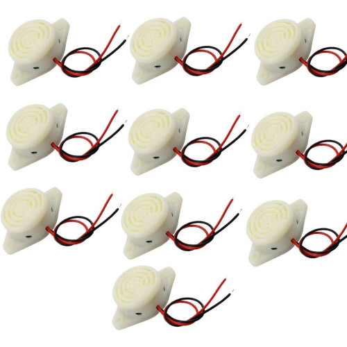DC 324V 100dB Electronic and Alarm Buzzer Continuous Beep Mini Loud 30mA 10PCS 2