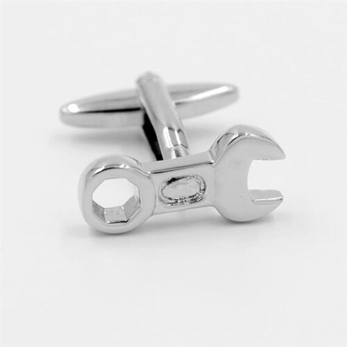 Modeling Metal Cufflinks DIY Tool Utility Tool Kit Ornament Wrench Tool Cufflinks Set 2