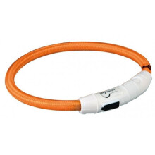 Collare per Cani - TRIXIE - 12704 - Arancione - Nylon - TPU - Taglia M-L - 450 mm