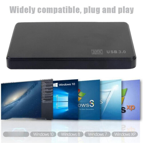 2.5 Polegada  para USB 3.0 Solid State Enclosure Mobile Disk Cassete com Cabo USB3.0/2.0 para HDD SSD Armazenamento Externo 2