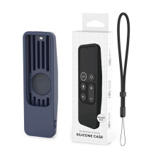 For 2017 TV HD/4K Siri Remote TV Siri Remote 1St Gen Case with for AirTag Holder Anti Slip Silicone Cover,